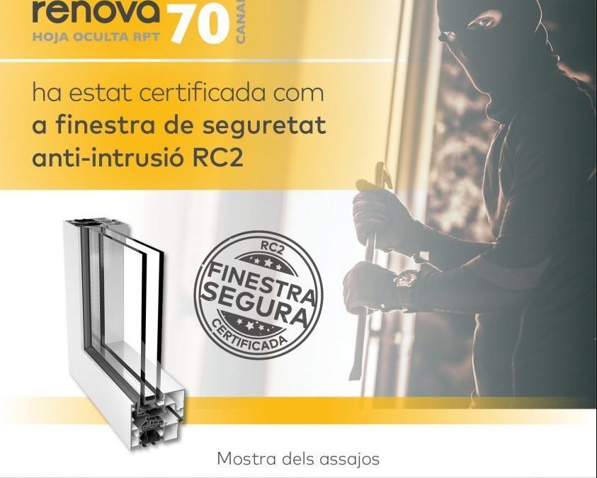 Ventanas de aluminio de seguridad Certificada